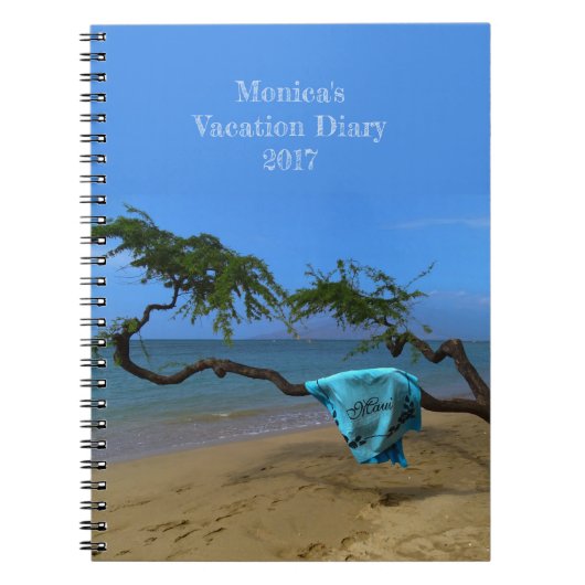 Maui Beach Notebook Notizblock (Vorderseite)