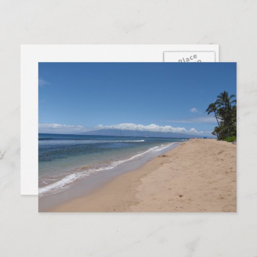 Maui Beach Postkarte (Vorne/Hinten)