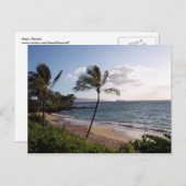 Maui Beach Postkarte (Vorne/Hinten)