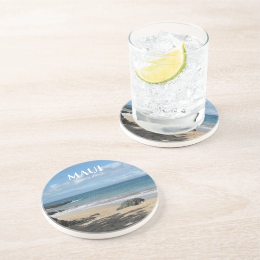 Maui Beach Sandstone Untersetzer (Seite)