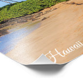 Maui Beach Umbrellas Fotodruck (Ecke)