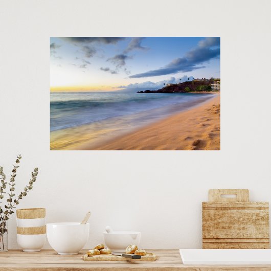 Maui Black Rock Beach Poster (Küche)