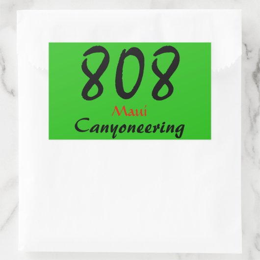 Maui Canyoneering Aufkleber (Tasche)