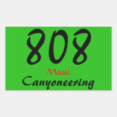 Maui Canyoneering Aufkleber (Vorderseite)