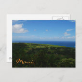 Maui Coast Postkarte (Vorne/Hinten)