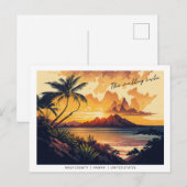 Maui - Die Valley Isle Postkarte (Vorne/Hinten)