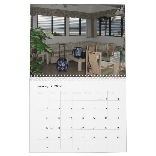 Maui-Erinnerungen Kalender (Jan 2027)