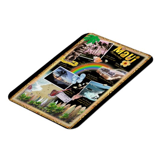 Maui Erinnerungen Magnet (Linke Seite)