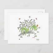 Maui-Felle unter einem Busch Ankündigungspostkarte (Vorne/Hinten)