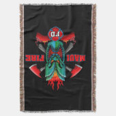 Maui Fire Decke (Vorderseite Vertikal)