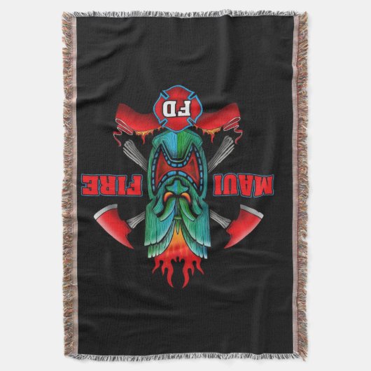 Maui Fire Decke (Vorderseite Vertikal)