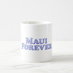 Maui-für immer - abgeschrägtes grundlegendes kaffeetasse