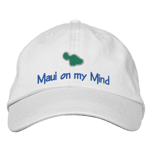 MAUI für mich Bestickte Baseballkappe (Vorderseite)