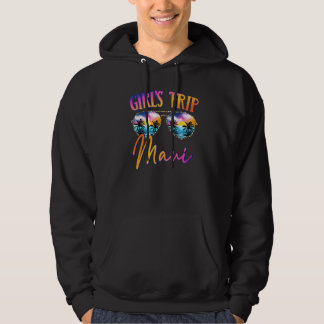 Maui Hawaii 2022 Girls Trip Sonnenbrille Sommermäd Hoodie