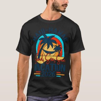 Maui Hawaii 2026 Urlaubs-Souvenir passend T-Shirt
