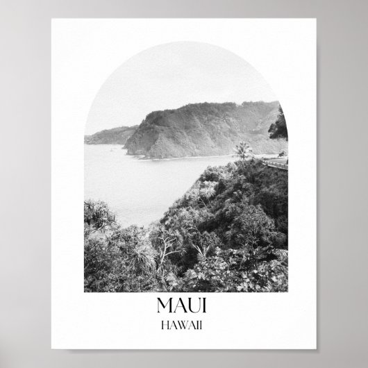 Maui Hawaii Arch Foto Print Poster (Vorne)