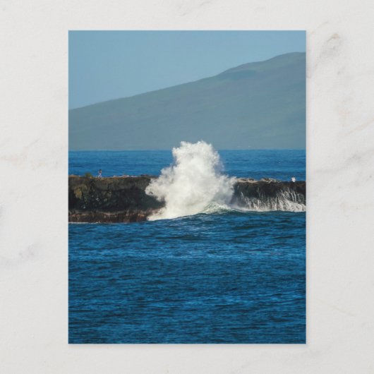 Maui Hawaii Beach 2014 Postkarte (Vorderseite)