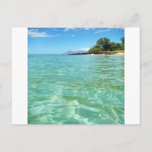 Maui Hawaii Beach Postkarte (Vorderseite)
