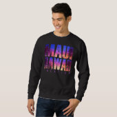 Maui Hawaii Beach Summer Vacation Matching Family  Sweatshirt (Vorne ganz)