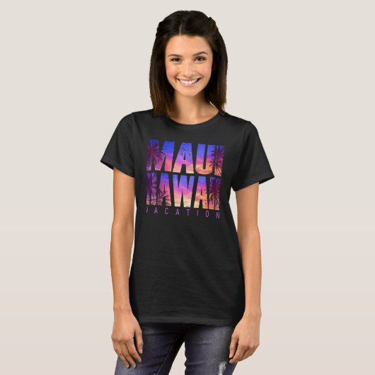Maui Hawaii Beach Summer Vacation Matching Family  T-Shirt (Vorne ganz)
