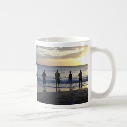 Maui, Hawaii Beach Sunset Kaffeetasse (Rechts)