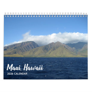 Maui Hawaii Beautiful Beach Fotografie 2026 Wall Kalender