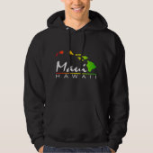 MAUI Hawaii (beunruhigter Entwurf) Hoodie (Vorderseite)
