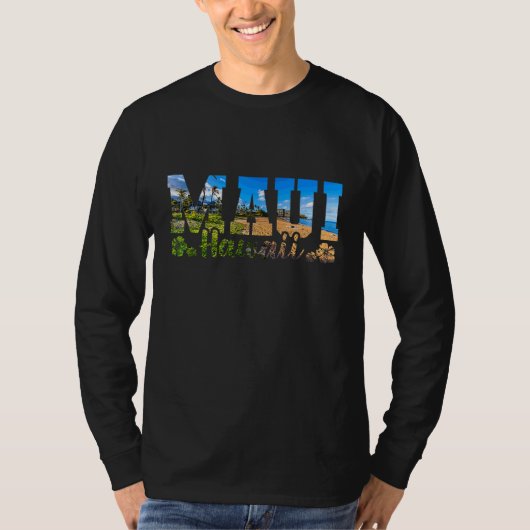 Maui Hawaii Blume T-Shirt (Vorderseite)