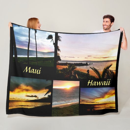 MAUI HAWAII-Fleece Fleecedecke (Beispiel)