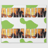 Maui Hawaii Geschenkpapier (Flach)