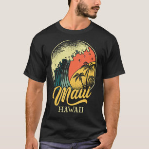 Maui Hawaii Hawaii Islands Surf Retro Vintag T-Shirt