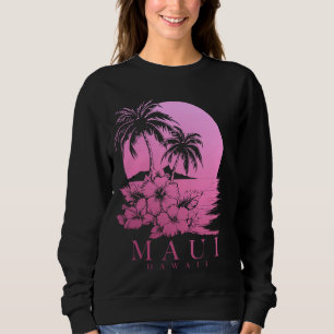 Maui Hawaii Hibiskus Hawaii Blume Souvenir Sur Sweatshirt