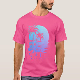 Maui Hawaii Hibiskus Hawaii Blume Souvenir Sur T-Shirt