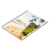Maui Hawaii Illustration Notizblock (Linke Seite)