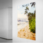 Maui Hawaii Illustration Poster