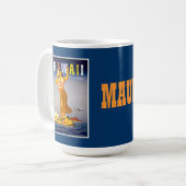 Maui Hawaii Kaffeetasse (Vorderseite Links)