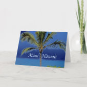 Maui Hawaii Karte (Vorderseite)