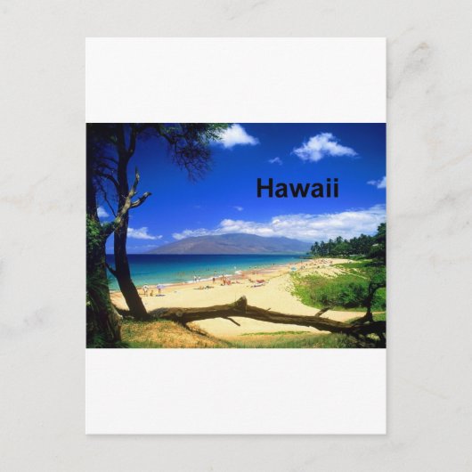 Maui Hawaii Kihei Beach (St.K.) Postkarte (Vorderseite)