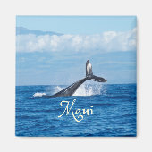 Maui Hawaii Ocean Whale Schwanz Magnet (Vorne)