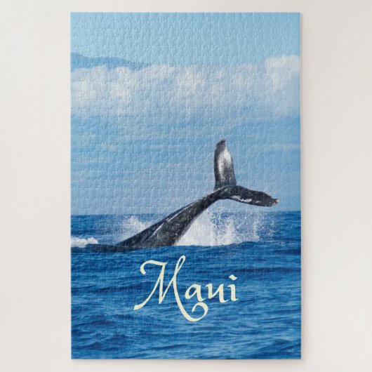 Maui Hawaii Ocean Whale Schwanz Puzzle (Vertikal)