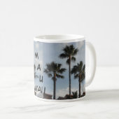 Maui Hawaii Palm Trees Kaffeetasse (VorderseiteRechts)