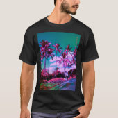 Maui Hawaii Palms Trees T - Shirt (Vorderseite)