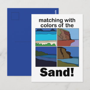 Maui Hawaii passend zu Sandfarben Inselparty Postkarte