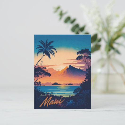 Maui, Hawaii Postcard Postkarte (Stehend Vorderseite)