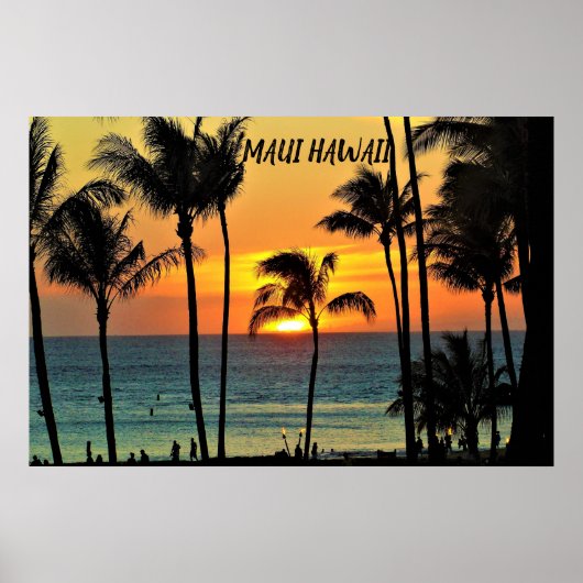 MAUI HAWAII POSTER (Vorne)