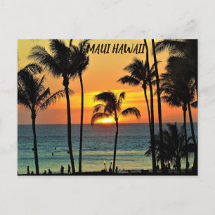 MAUI HAWAII POSTKARTE