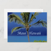 Maui Hawaii Postkarte (Vorne/Hinten)