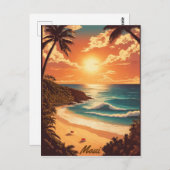 Maui, Hawaii Postkarte (Vorne/Hinten)