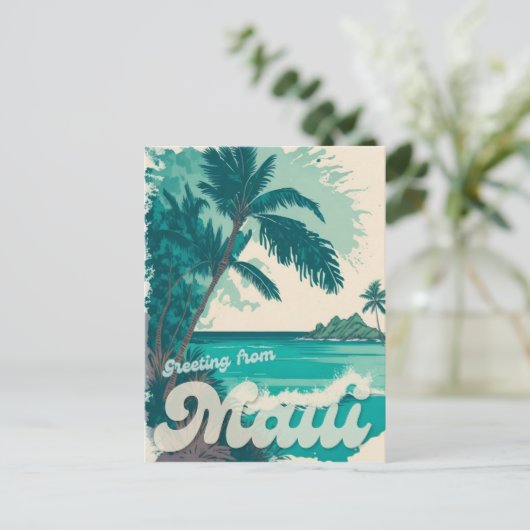 Maui, Hawaii Postkarte (Stehend Vorderseite)