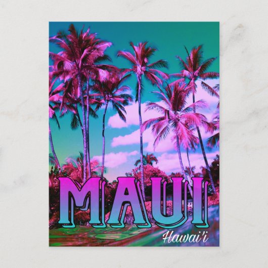 Maui Hawai'i Postkarte (Vorderseite)